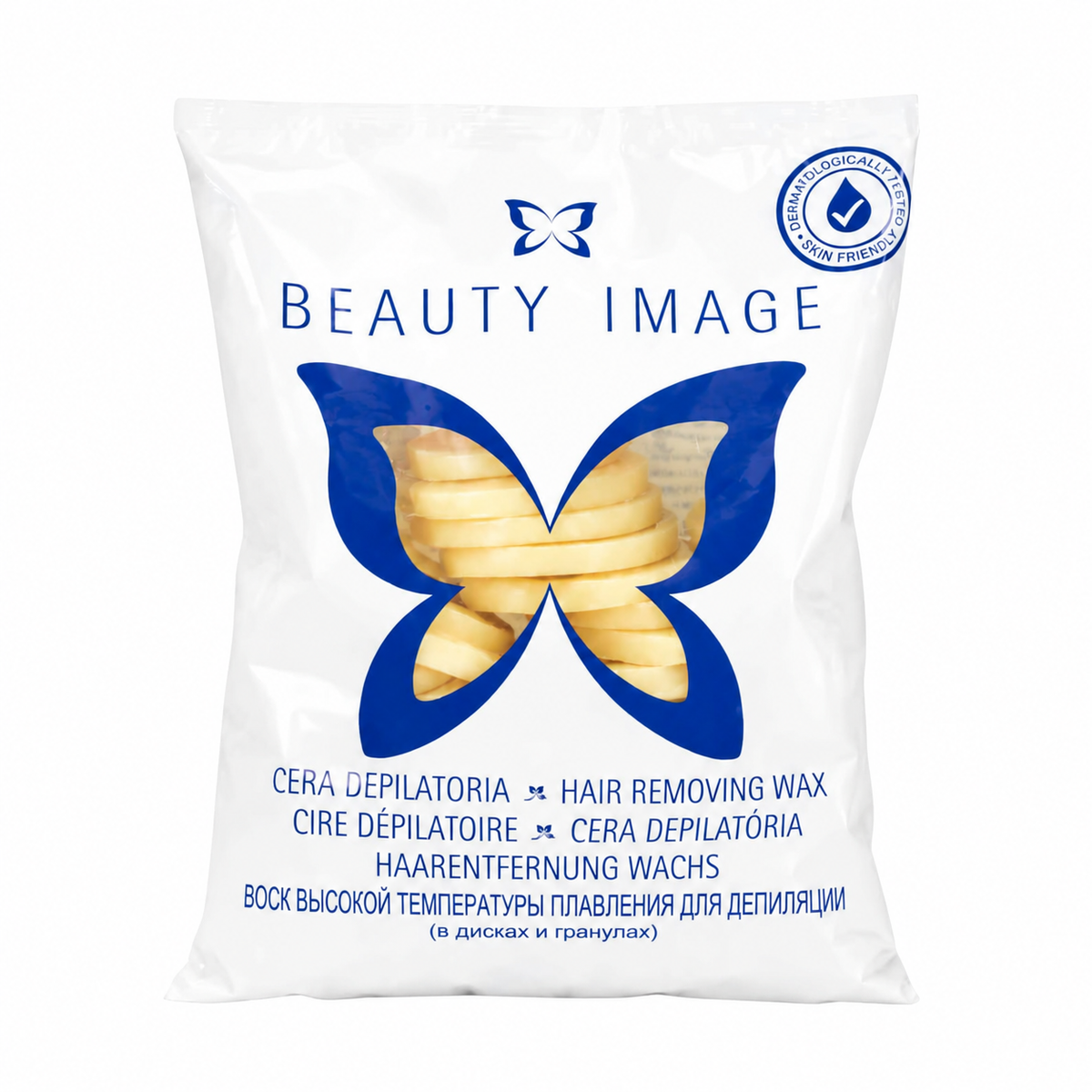 Beauty Image Cera Depilatória Natural em Discos 1 kg