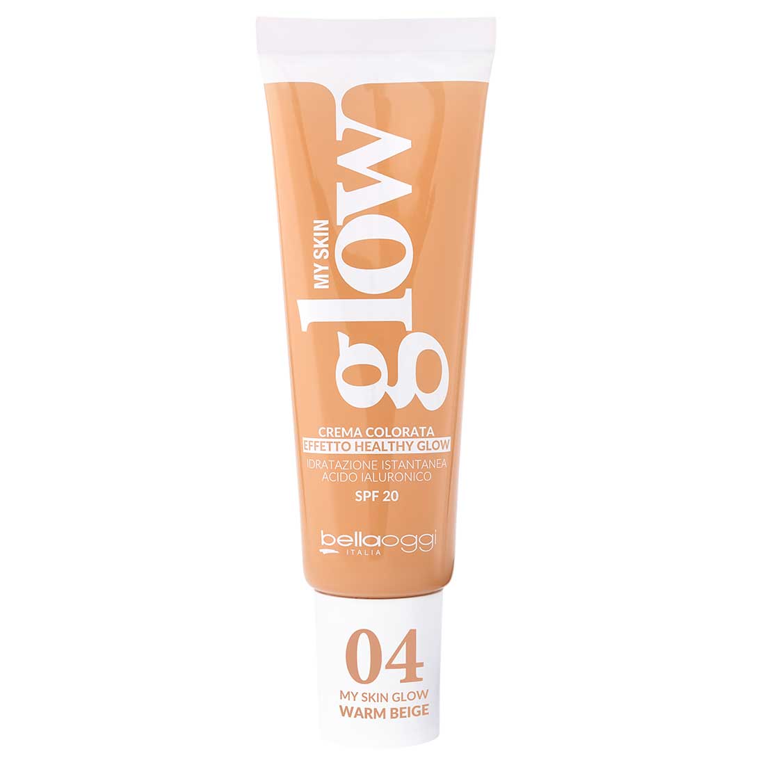 Bellaoggi My Skin Glow Creme com Cor SPF 20 Warm Beige 04 30 ml