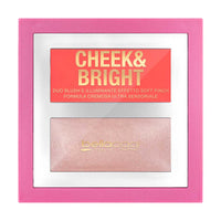 Bellaoggi Cheek & Bright Blush e Iluminador em Creme Cheer Coral 5 g