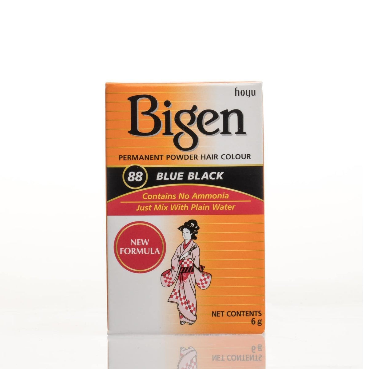 Bigen Coloração Permanente em Pó 88 Preto Azulado 6 g