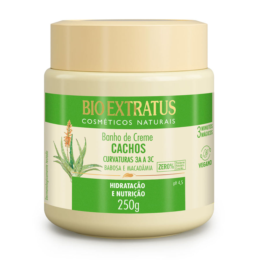 Bio Extratus Cachos Máscara de Babosa e Macadâmia 250 g
