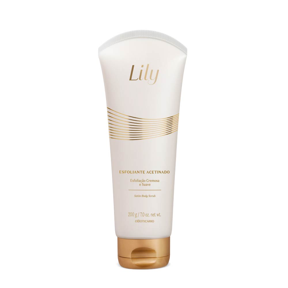 O Boticário Lily Esfoliante Corporal Acetinado 200 g
