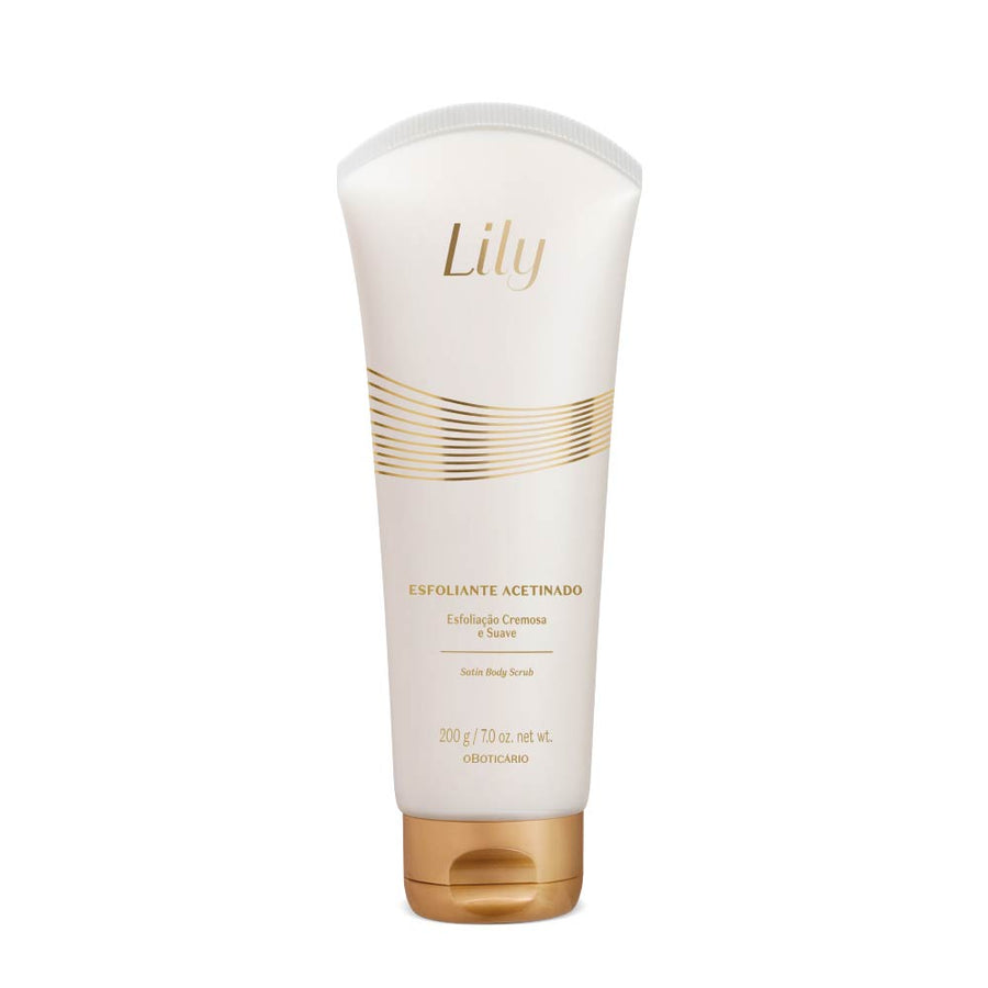 O Boticário Lily Esfoliante Corporal Acetinado 200 g