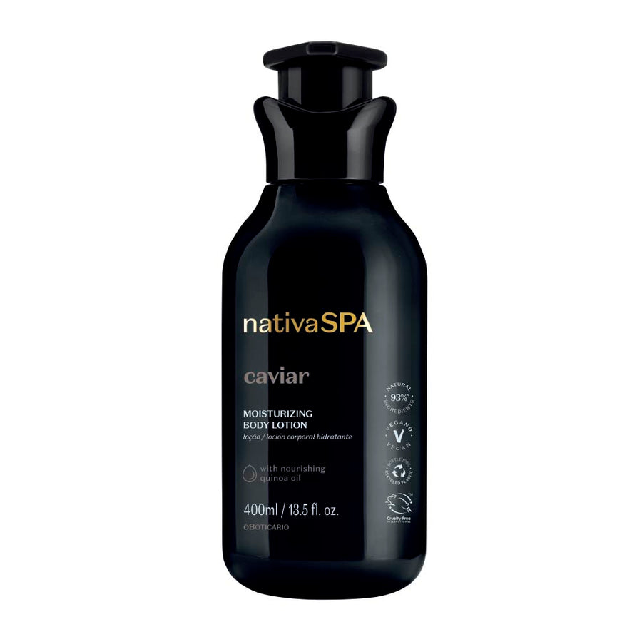 O Boticário Nativa SPA Caviar Loção Corporal 400 ml — embalagem original