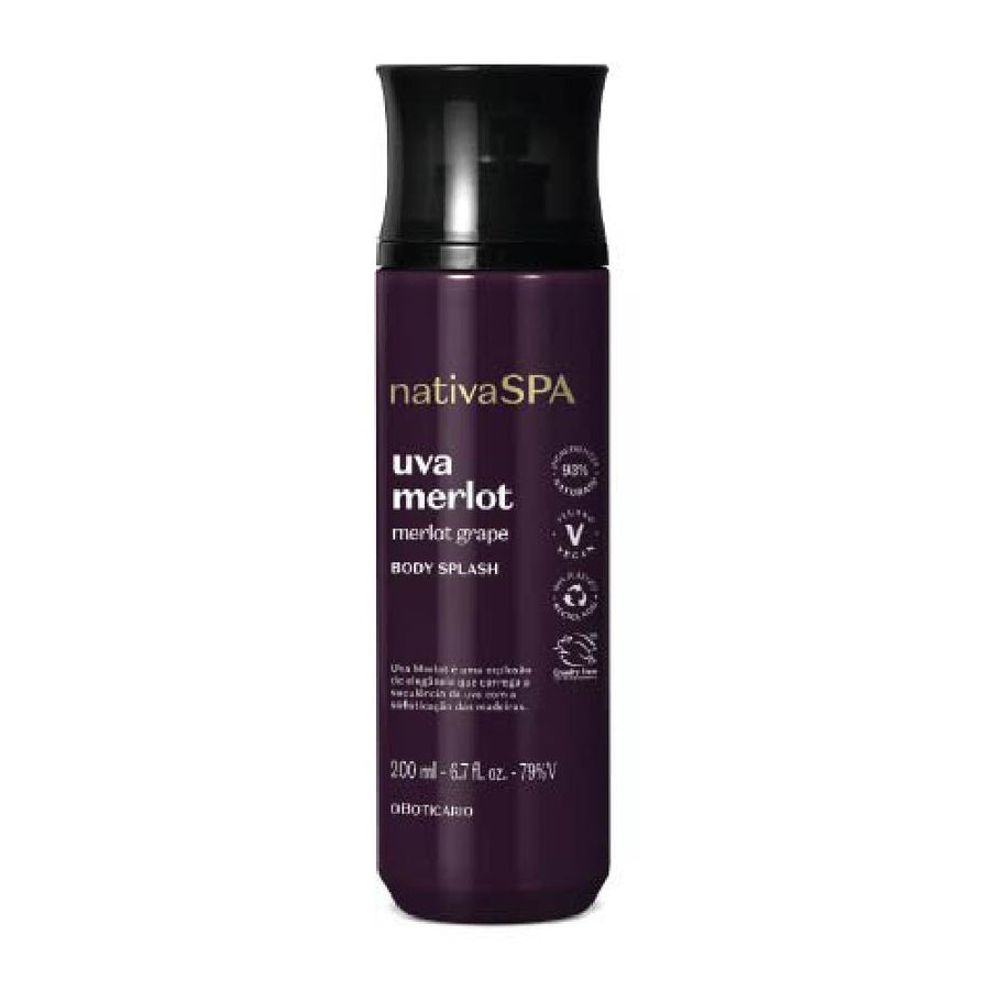 O Boticário Nativa SPA Uva Merlot Body Splash 200 ml