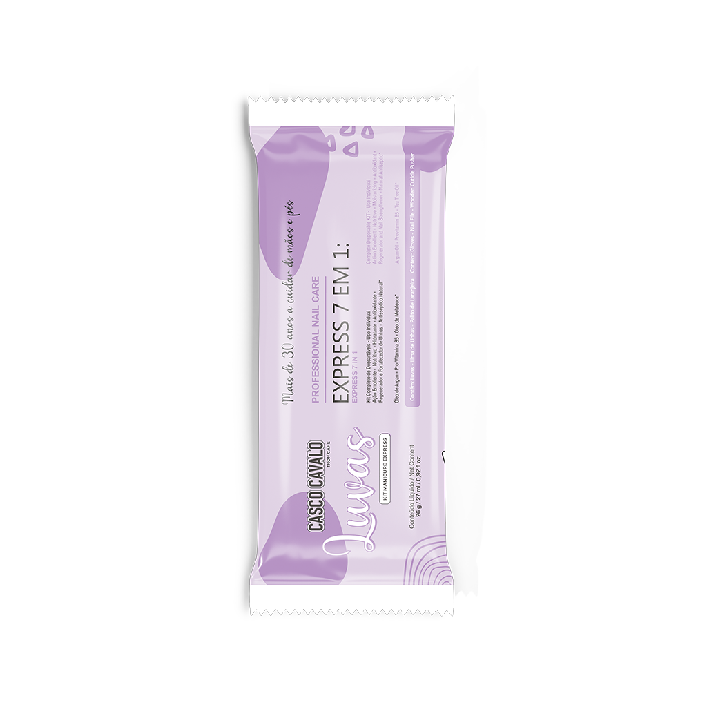 Casco Cavalo Trop Care Kit Luvas Express Manicure 26 g