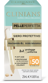 Clinians Pelle Perfetta Sérum Facial com Cor SPF50 25ml
