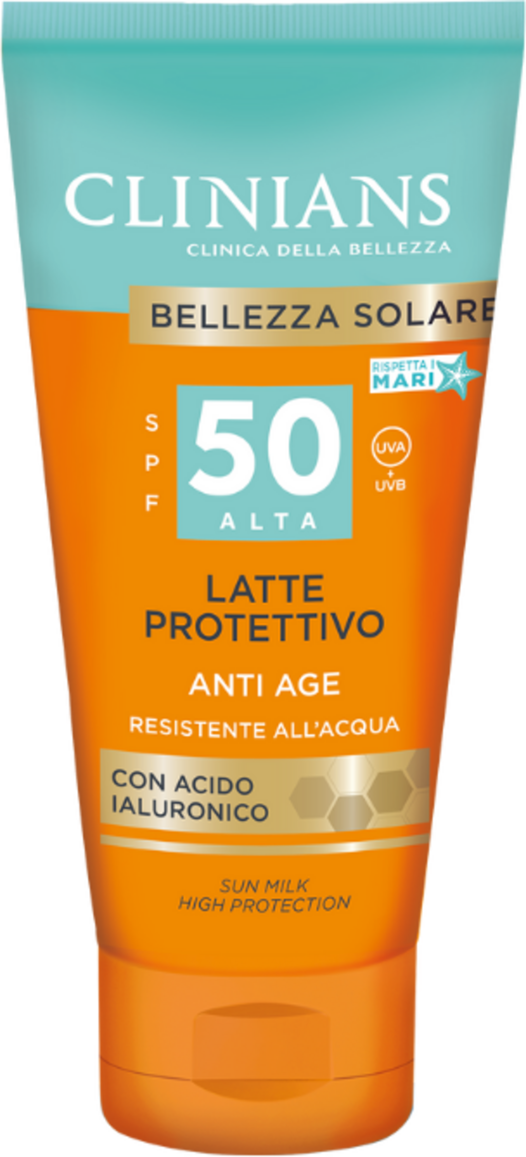 Clinians Anti Age Leite Solar SPF50 150ml