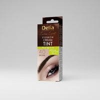 Delia Eyebrow Expert coloração em creme para sobrancelhas 4.0 Brown castanho