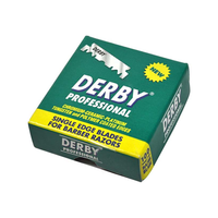 Derby Professional Lâminas de Barbear de Gume Único — 100 Unidades