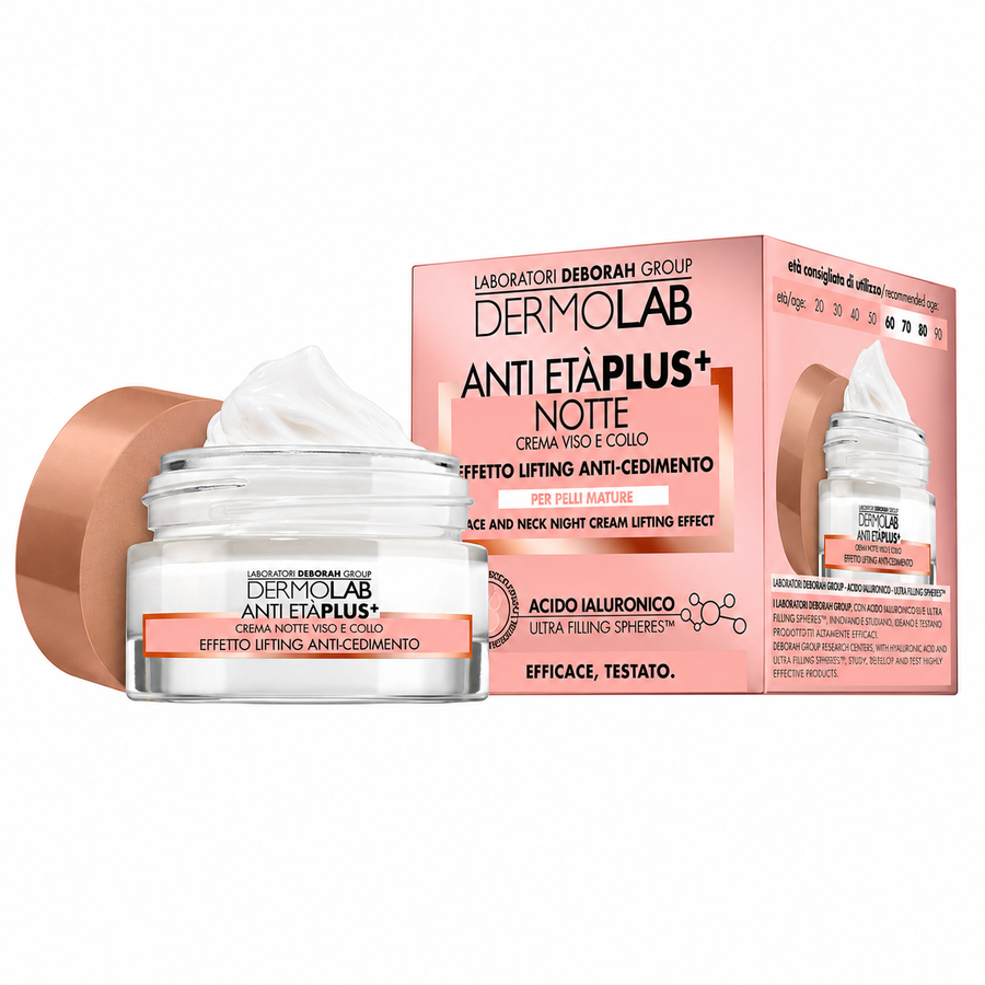 Dermolab Anti Età Plus+ Creme de Noite para Rosto e Pescoço 50 ml