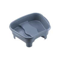 Dompel Bacia de Pedicure com Pedestal Cinzenta — 188C