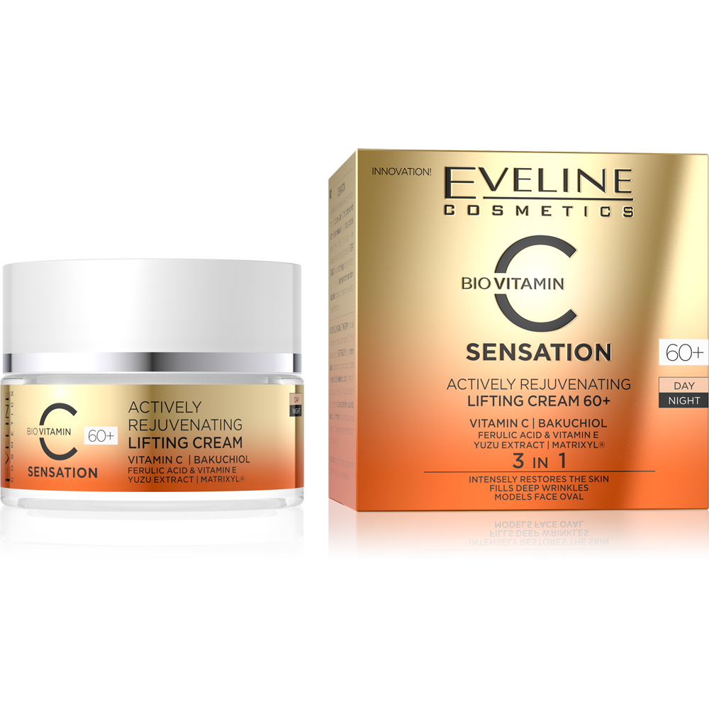Eveline C-Sensation Crema Facial Lifting 60+ Día y Noche 50ml