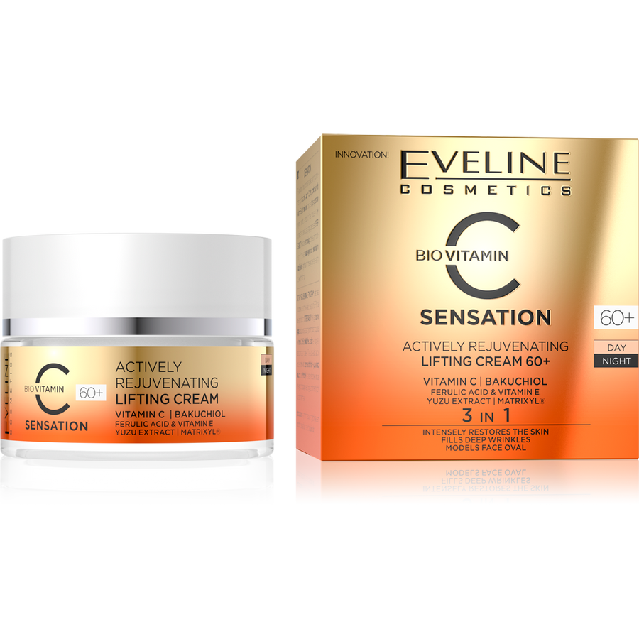 Eveline C-Sensation Creme Facial Lifting 60+ Dia e Noite 50ml