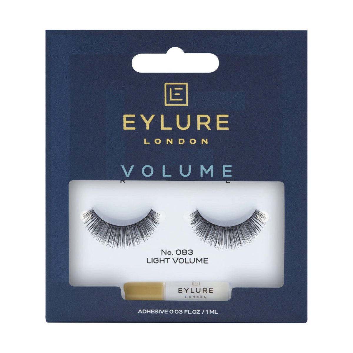 Eylure Volume 083 Pestanas Postiças — 1 Par — embalagem completa sobre fundo branco