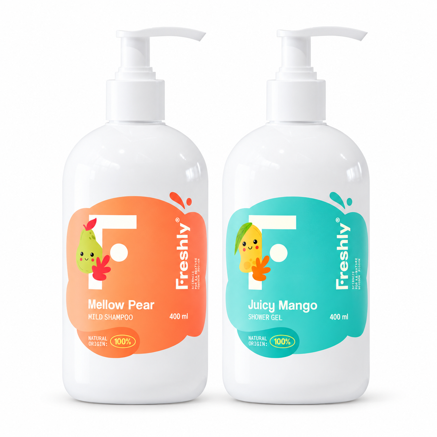 Freshly Kids Daily Bath Pack WOW 2 × 400 ml