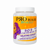 Pro Hair Brasil SOS Cacheadas Gelatina Óleos Africanos 1 kg