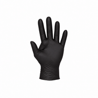 Cuatrogasa Softskin Luvas de Nitrilo Preto sem Pó L 100 un