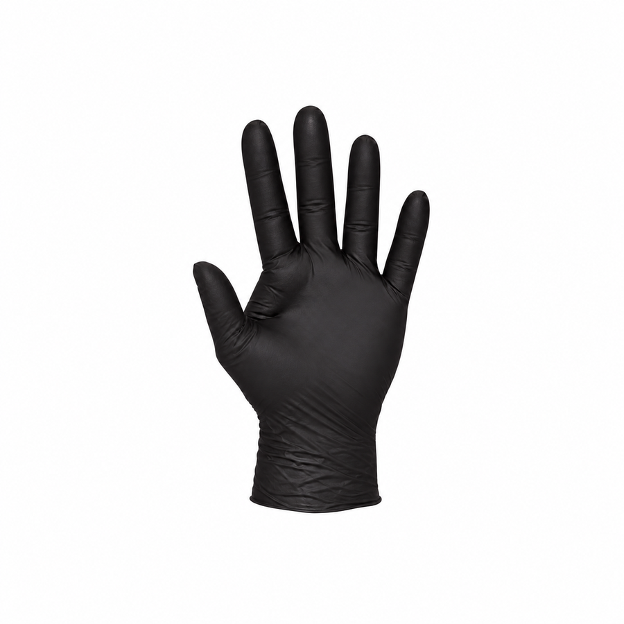 Cuatrogasa Softskin Luvas de Nitrilo Preto sem Pó L 100 un