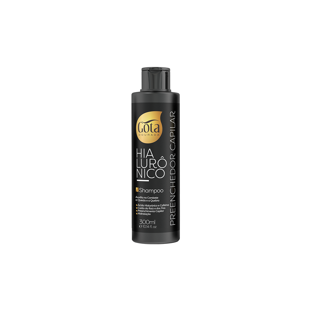 Gota Dourada Champô Hialurónico e Cafeína 300 ml