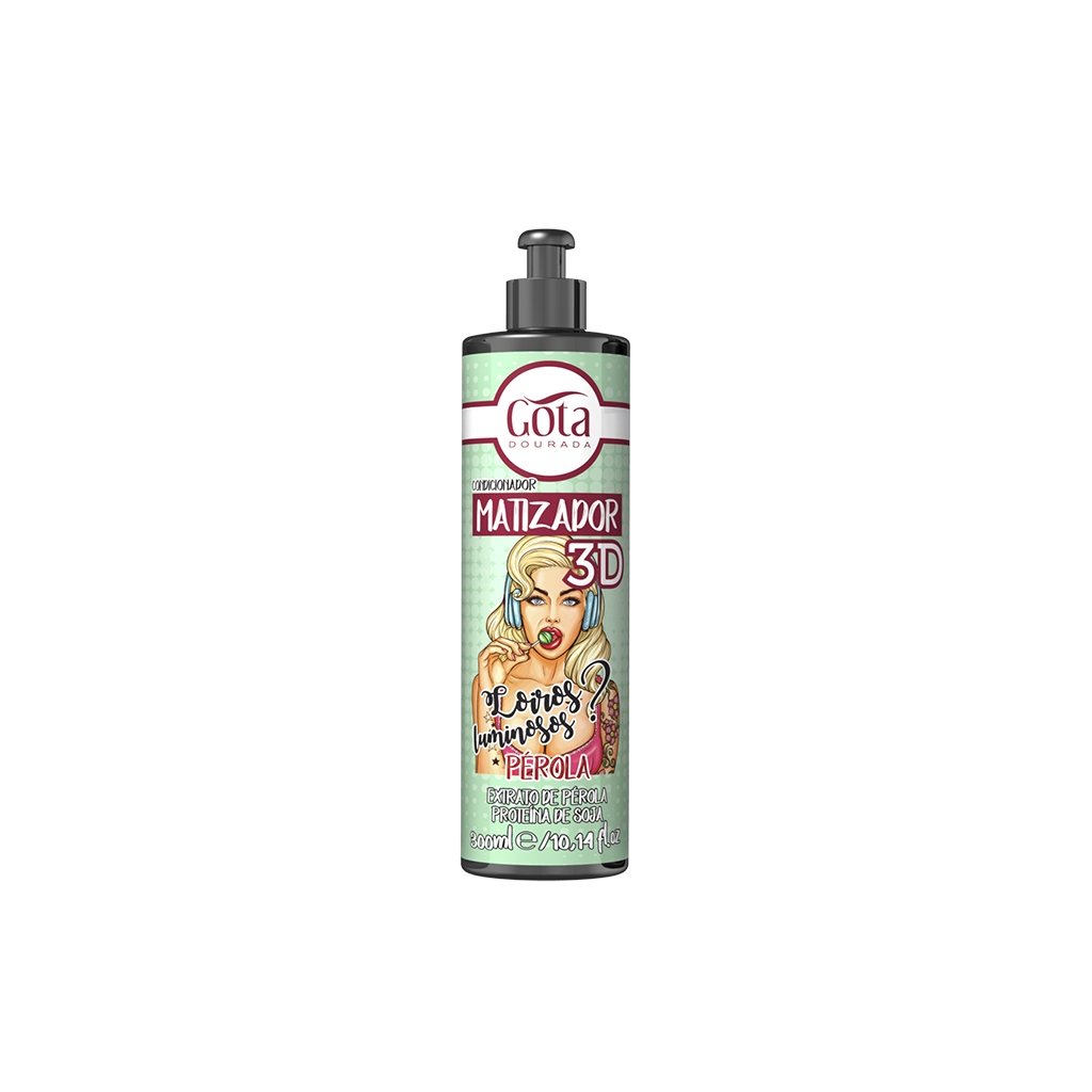 Gota Dourada Matizador 3D Pérola 300 ml