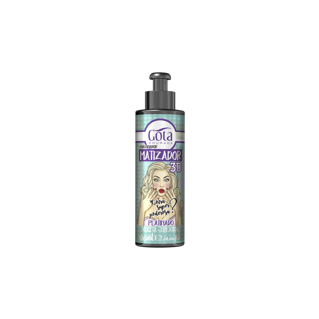 Gota Dourada Matizador 3D Platinado 120 ml