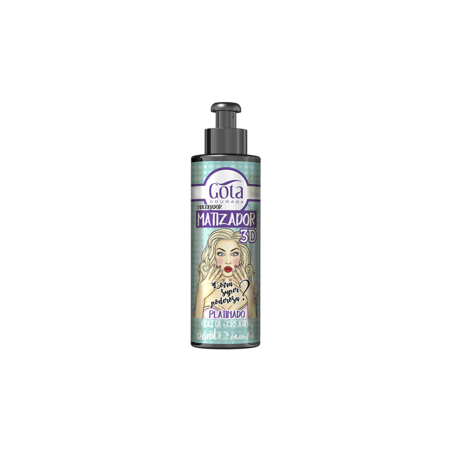 Gota Dourada Matizador 3D Platinado 120 ml