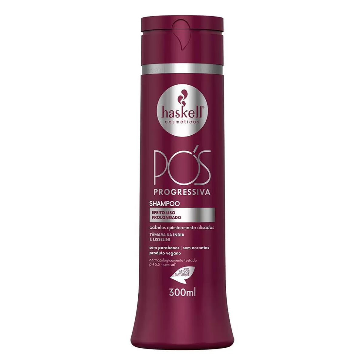 Haskell Pós Progressiva shampoo 300 ml — frente da embalagem