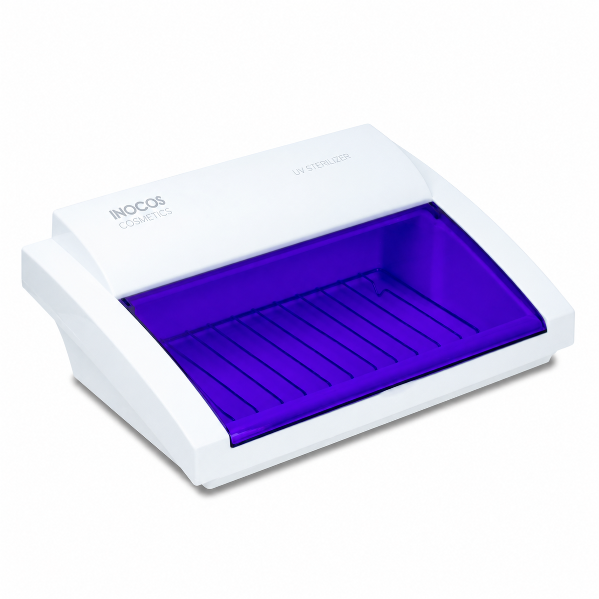 Equipamento INOCOS de porta frontal UV 8 W, branco com porta violeta