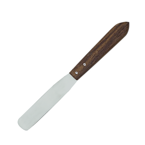 Kiepe 408 Espátula de Cera Inox com Cabo de Madeira