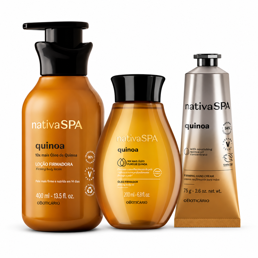 O Boticário Kit Nativa SPA Quinoa — Corpo e Mãos