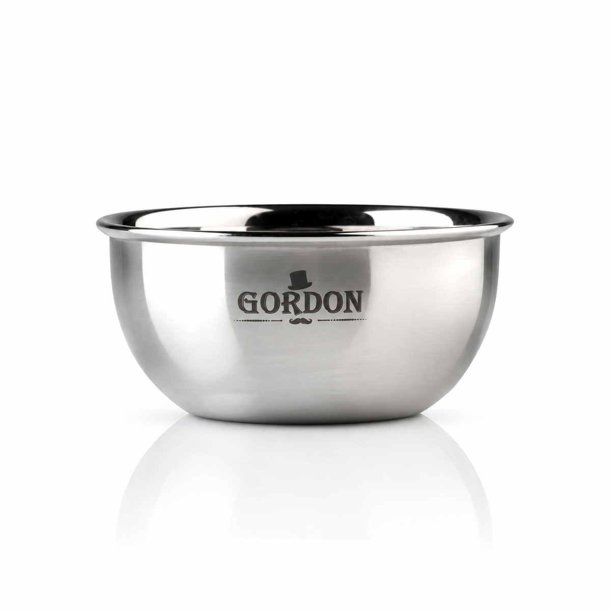 Gordon Taça de Barbear em Aço Inoxidável 10,5 cm