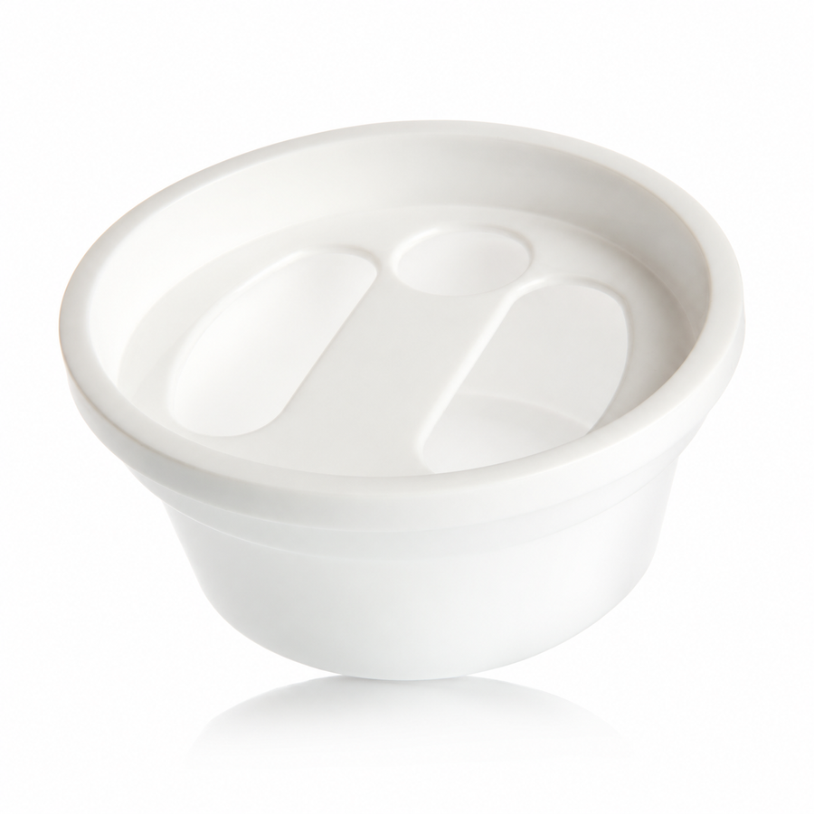 Labor Pro Taça de Manicure Branca 14,5 cm