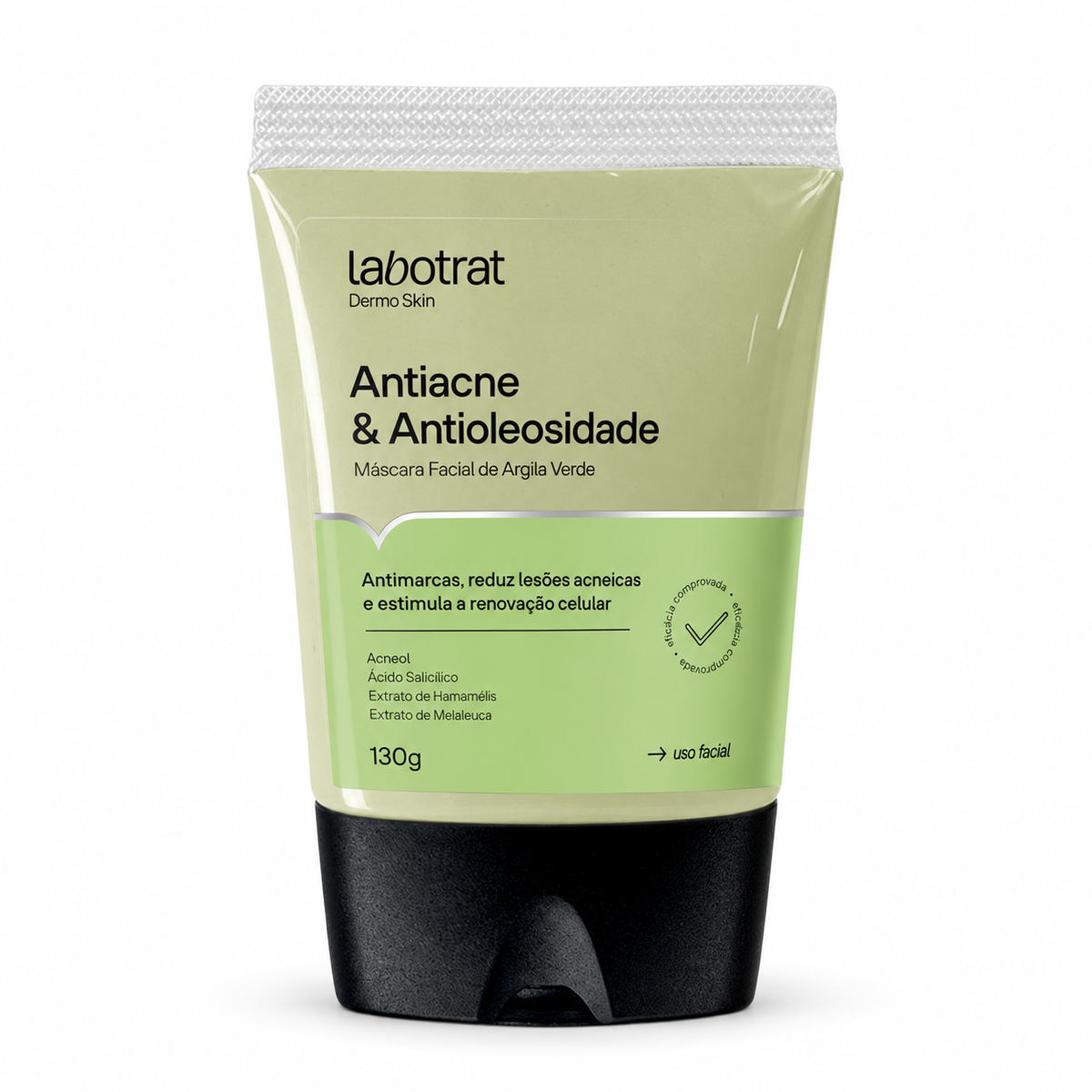 Labotrat Dermo Skin Máscara Facial de Argila Verde 130 g