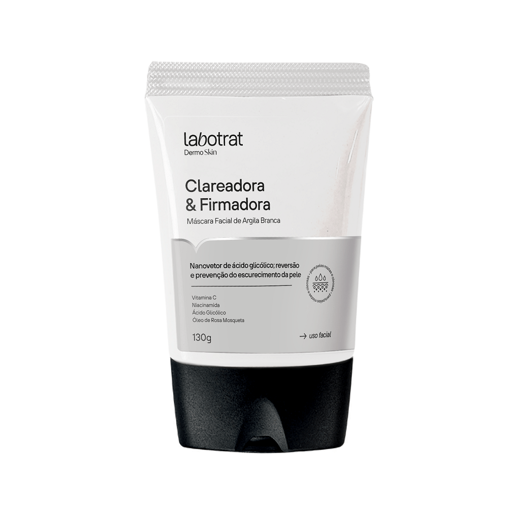 Labotrat Dermo Skin Máscara Facial de Argila Branca 130 g