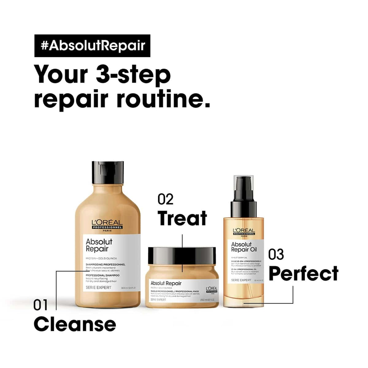 L'Oréal Absolut Repair Sérum 90ml — imagem oficial da gama