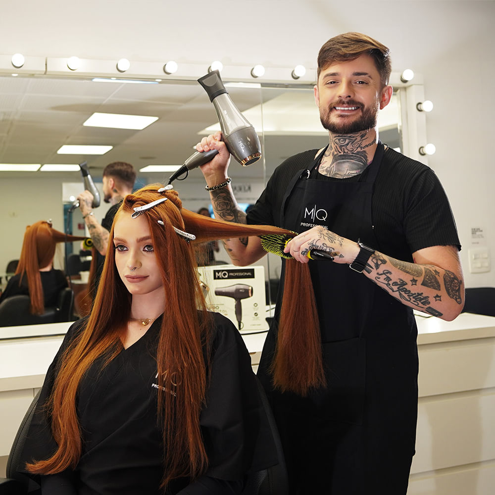Secador MQ Pro Digital — utilização profissional em salão