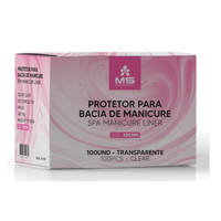 MS Professional Protetor de Bacia de Manicure 33 cm 100 Unidades