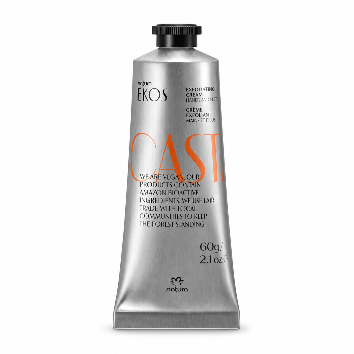 Natura Ekos Castanha Creme Esfoliante para Mãos e Pés 60 g