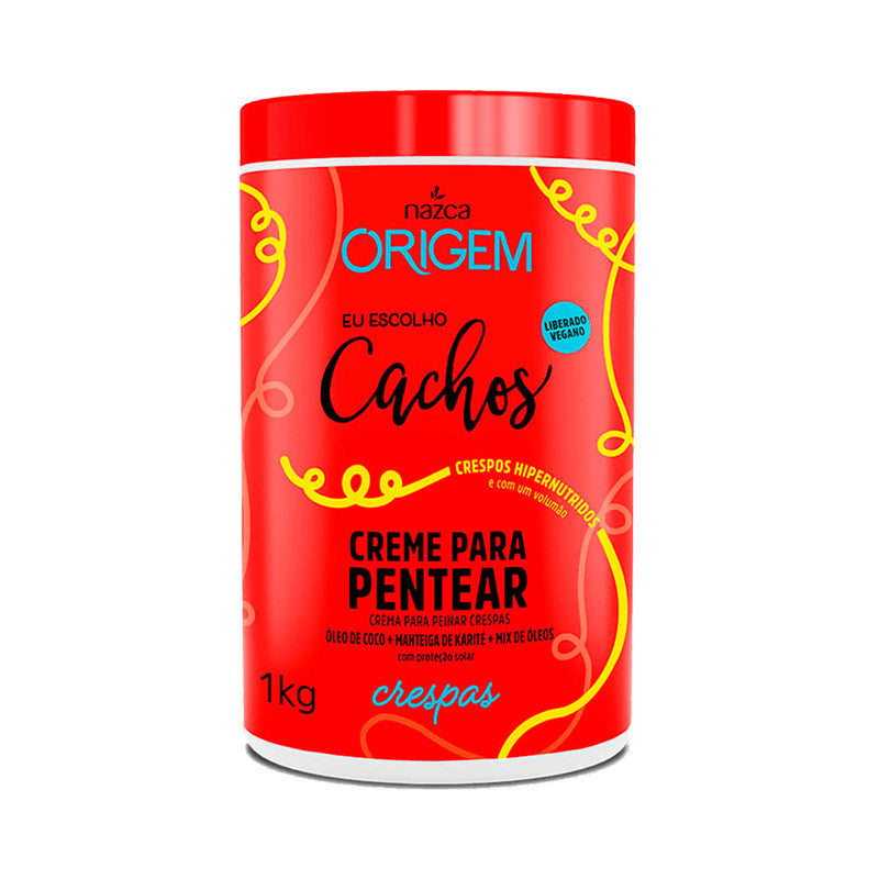 Nazca Origem Eu Escolho Cachos Creme para Pentear Crespas 1 kg