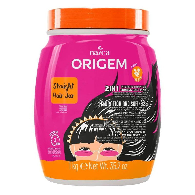 Nazca Origem Potão Lisos Creme de Hidratação e Pentear 2 em 1 1 kg