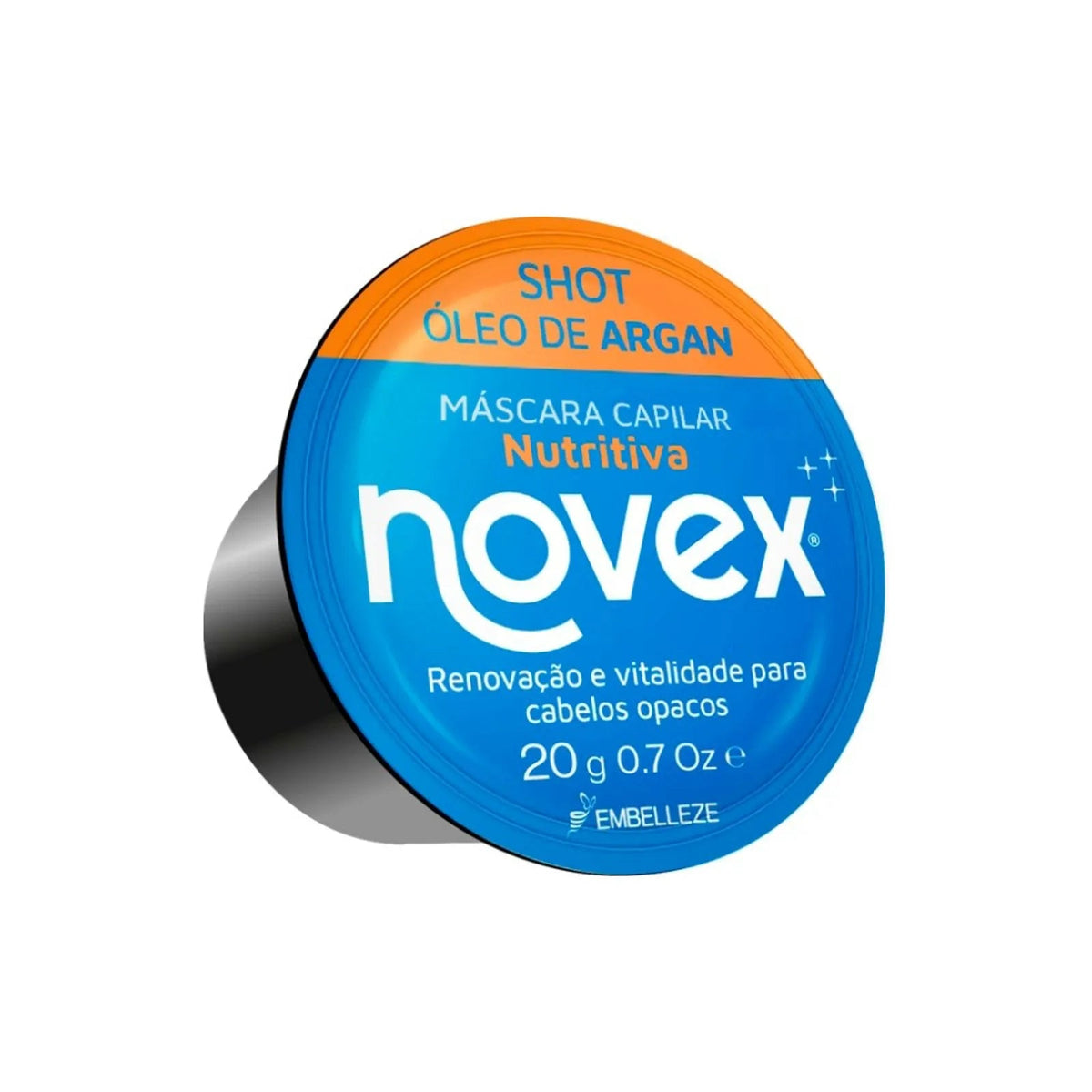 Novex Shot Óleo de Argan Máscara Nutritiva 20 g