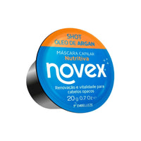 Novex Shot Óleo de Argan Máscara Nutritiva 20 g