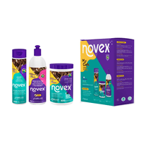 Novex Meus Cachos Coffret Champô, Máscara e Creme de Pentear