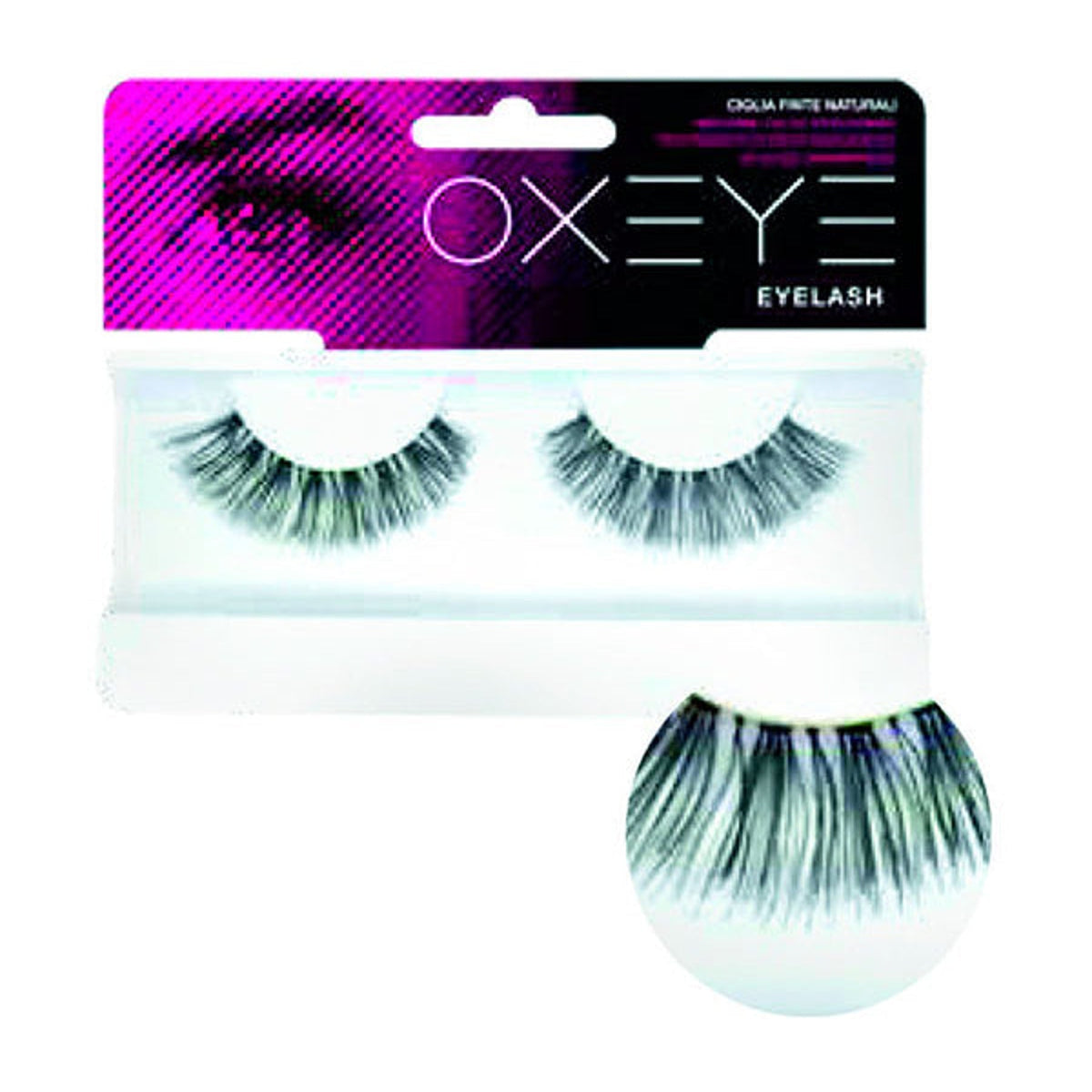 Oxeye Pestanas Postiças Naturais B — 1 Par — produto completo sobre fundo branco