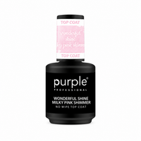 Wonderful Shine Milky Pink Shimmer No Wipe Top Coat