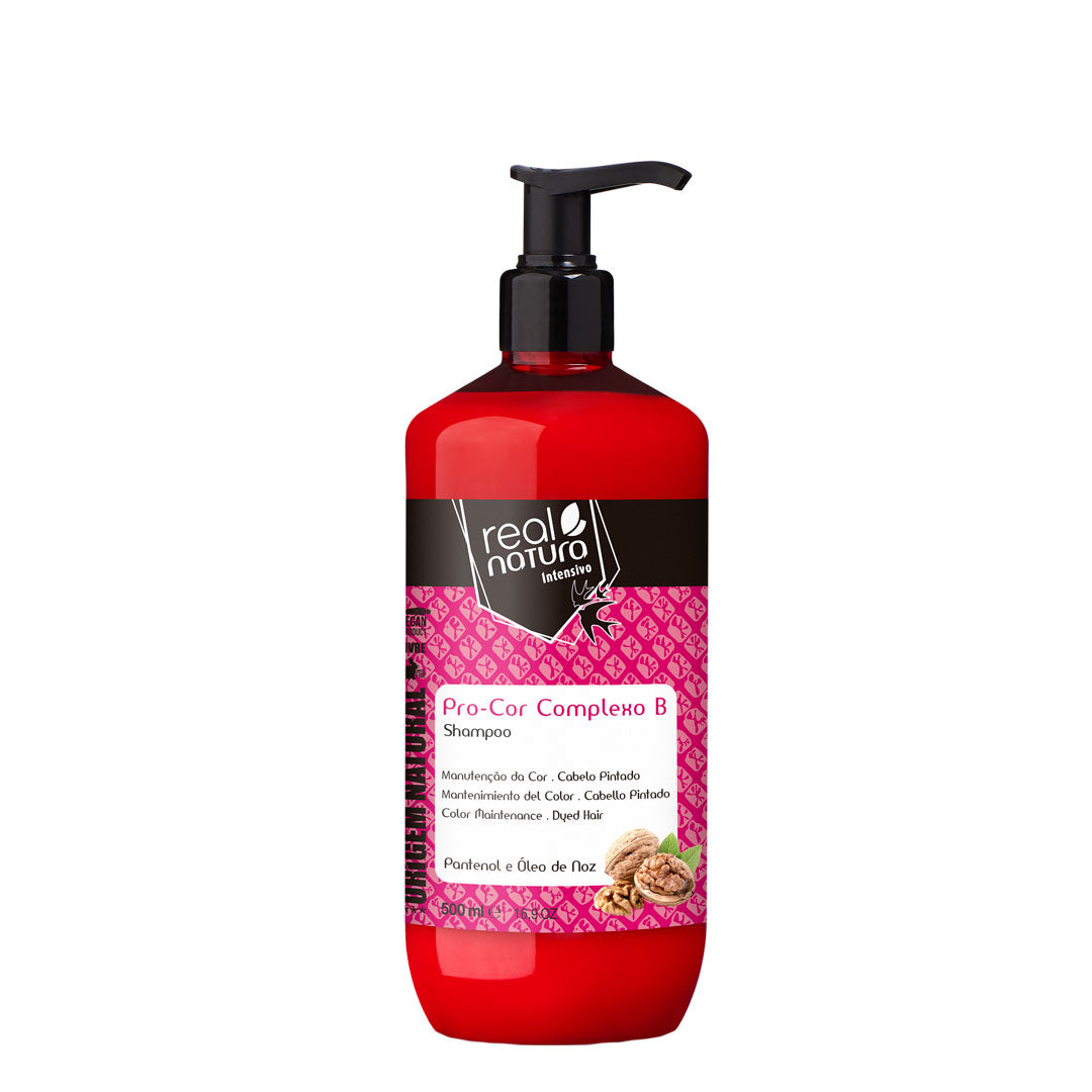 Real Natura Pro-Cor Complexo B Champô Sem Sal 500 ml