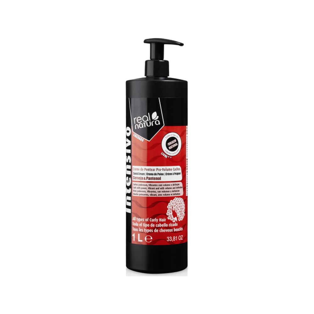 Real Natura Pro-Volume Cachos Creme de Pentear 1 L