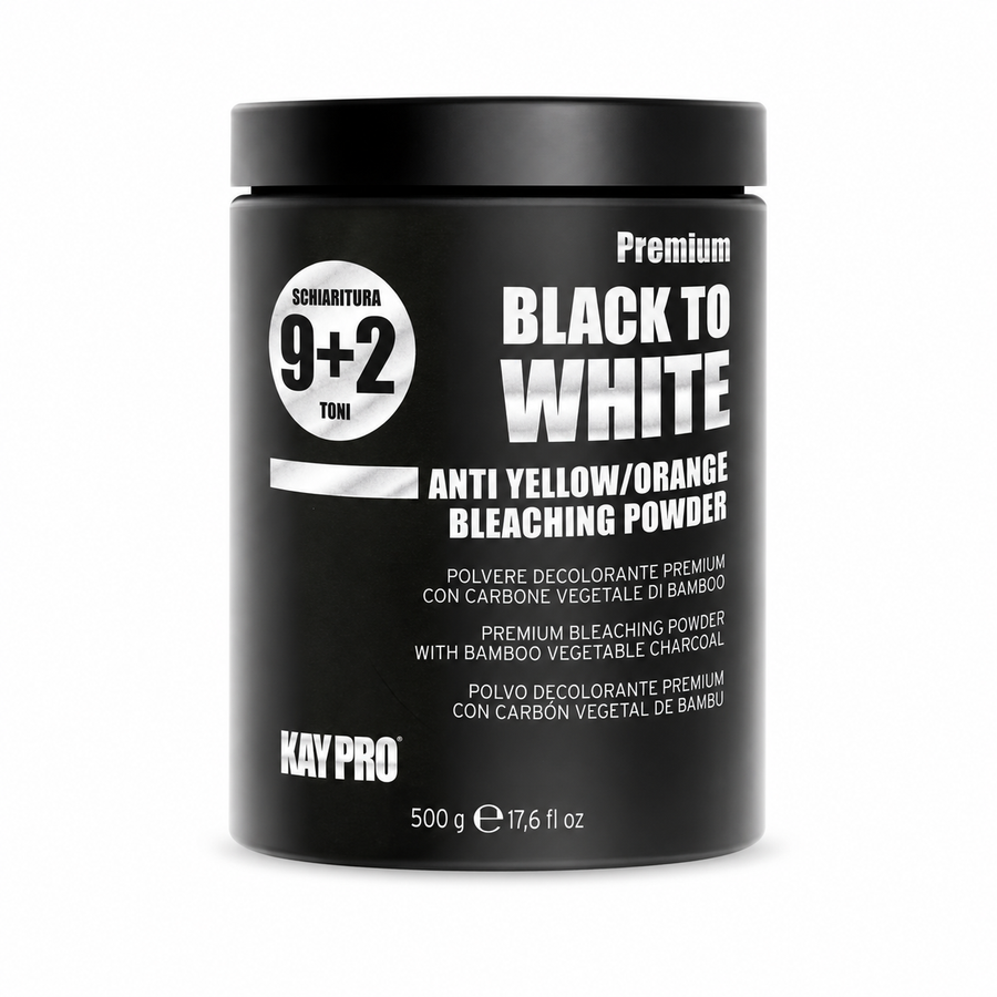 Kaypro Premium Black to White Pó Descolorante 9+2 Tons 500 g