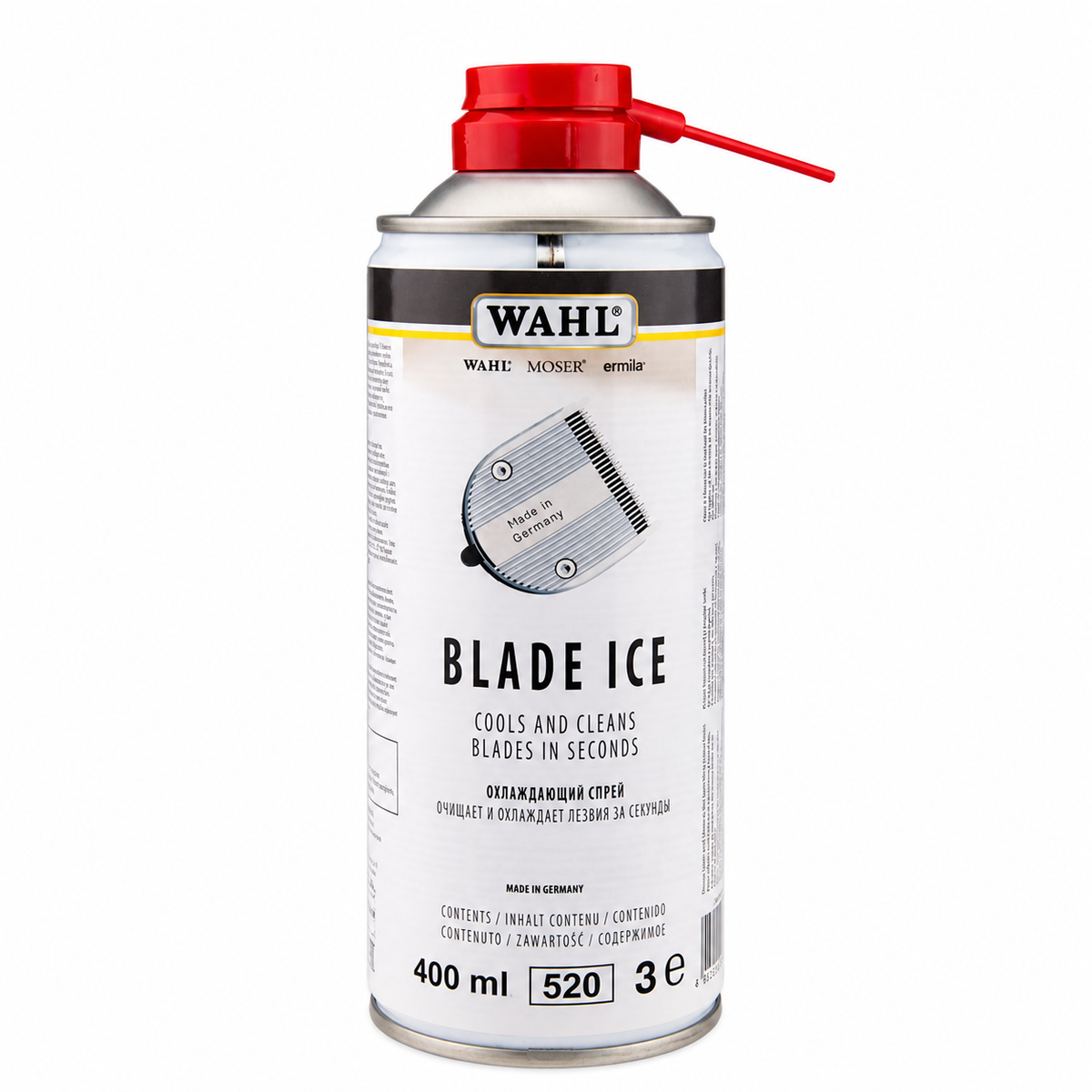 Wahl Blade Ice Spray 4 em 1 para Lâminas 400 ml
